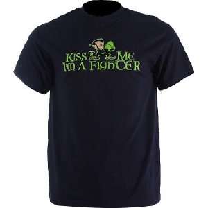  Heavy Hitters Kiss Me I Am A Fighter Shirt (Size=L 