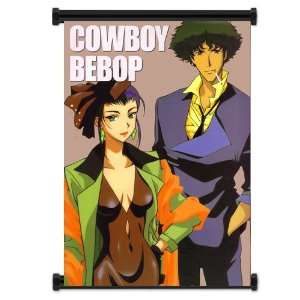 Cowboy Bebop Anime Faye Valentine and Spike Fabric Wall 