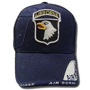  STATES AIRBORNE SEAL NAVY BLUE CAP HAT ADJ NEW: Sports & Outdoors