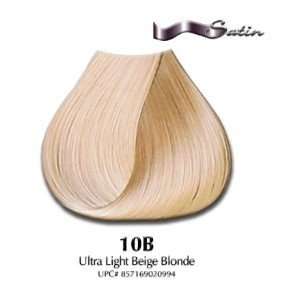  10B Ultra Light Beige Blonde   Satin Hair Color with Aloe 
