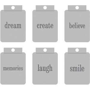  Making Memories Curling Tags 18/Package, Expressions Arts 