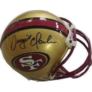 Dwight Clark signed San Francisco 49ers Replica Mini Helmet Current 