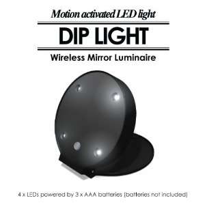  DIP LIGHT LED Mirror Light (BLACK)