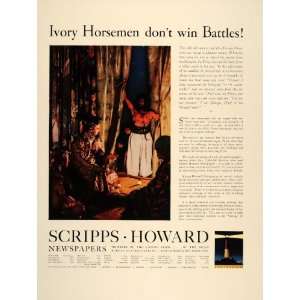  1937 Ad Scripps Howard Newspapers Advertising Sales 