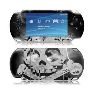   Sony PSP Slim  Rockett Clothing  Lightning Skull Skin Toys & Games
