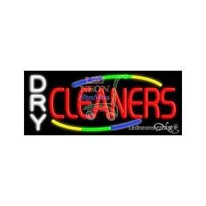 Dry Cleaners Neon Sign 13 inch tall x 32 inch wide x 3.5 inch Deep 