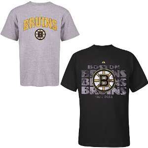   Bruins Majestic Big & Tall Scorer T Shirt Set