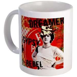 Dreamer, Gypsy, Rebel Cowgirl Vintage Mug by   