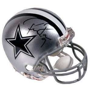  Tony Romo Dallas Cowboys Autographed Mini Helmet: Sports 