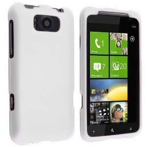 HTC Titan X310E   White Hard Plastic Case Cover [AccessoryOne Brand]