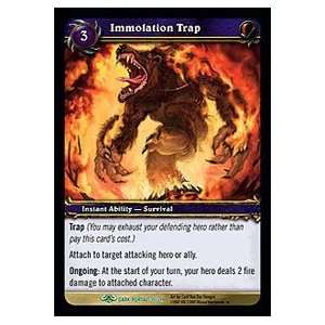  Immolation Trap   Through the Dark Portal   Uncommon [Toy 