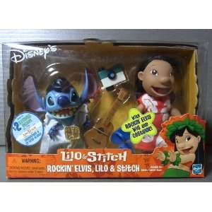  Disney Rockin Elvis Lilo and Stitch 5 Dolls (2002 Hasbro 