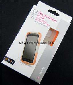 New OEM T Mobile Clear D3O Flex Hard Gel Shell Cover Case for HTC 