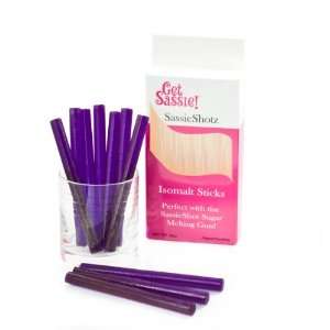  SassieShotz Isomalt Sticks, Purple Jewel