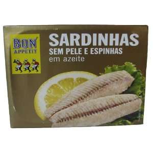 Bon Appetit Sardinhas Portuguese Boneless Skinless Sardines in Olive 