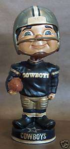 Dallas Cowboys Retro Old School Bobble Head 681329972355  