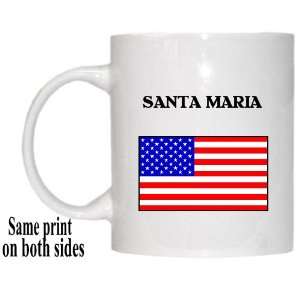  US Flag   Santa Maria, California (CA) Mug Everything 