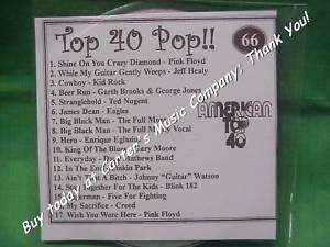 Top 40 Pop~~Sweet Georgia Brown~66~~My Sacrifice~~CD+G  