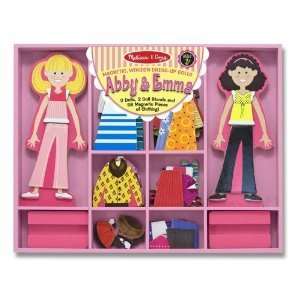  Melissa & Doug Abby & Emma Deluxe Magnetic Dress Up: Home 