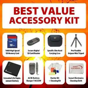 : Best Value Accessory Kit Package For Panasonic DMC GH2 DMC GF1 DMC 