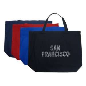 com Large Black San Francisco Tote Bag   Created using San Francisco 