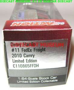 DENNY HAMLIN #11 FEDEX FREIGHT 2010 1:64 ACTION DIECAST  
