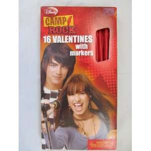  Disney Camp Rock 16 Valentines with Markers Toys & Games