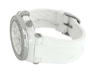 Michael Kors MK5392 Mother of pearl Round Dial White Rubber Womens 