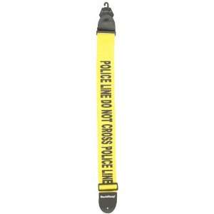  Guitar Strap Yellow Police Line RST NY1CP POLICE G 