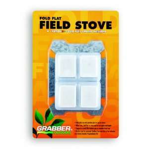   Compact Fold Flat Field Stove with 4 Fuel Tabs