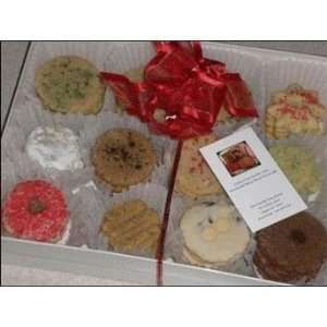 Home Baked Gourmet Cookie Sampler Gift Box  Grocery 