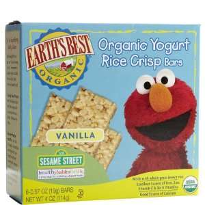 Earths Best Vanilla Yogurt Rice Crisp Bars  Grocery 