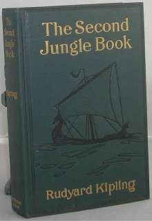 1935 THE SECOND JUNGLE BOOK Rudyard Kipling HC/DJ  
