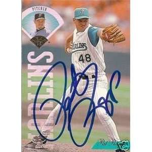 Pat Rapp Signed Florida Marlins 1995 Leaf Card Sports 