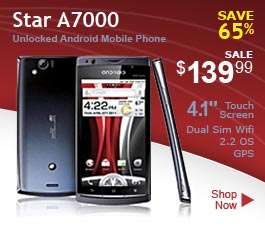 Star A7000    Unlocked Android Mobile Phone    Shop Now