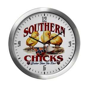   Clock Rebel Flag Southern Chicks Better Than the Rest 