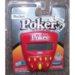  Pocket Poker 2 in 1 Handheld Game (2002) Toys & Games