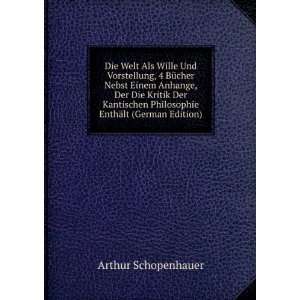   EnthÃ¤lt (German Edition) Arthur Schopenhauer  Books