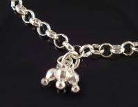 Sterling Silver Rollo Anklet 10  