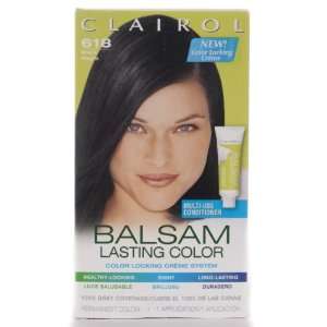  Clairol Balsam Lasting Color # 618 Black: Beauty