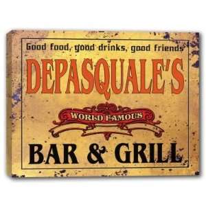  DEPASQUALES Family Name World Famous Bar & Grill 