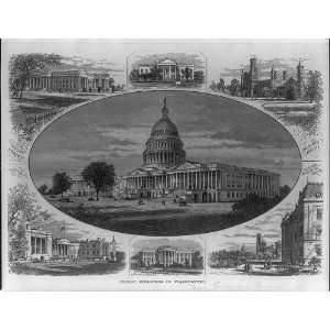   in Washington,U.S. Capitol,White House,Treasury,Smithsonian,DC