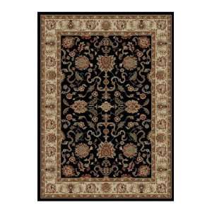  Concord Global Rugs Ankara Collection Agra Black Round 7 