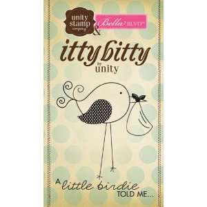  Birdie Told Me Itty Bitty Stamp (Bella Blvd) Arts, Crafts 