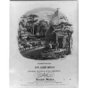 George Blake,log cabin music,Whig campaign song,1840