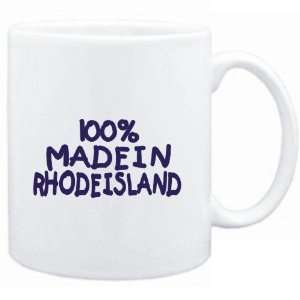  Mug White  100 % MADE IN Rhode Island  Usa States 