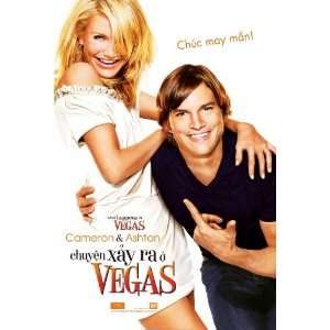  Happens in Vegas Poster Vietnamese 27x40 Cameron Diaz Ashton Kutcher 