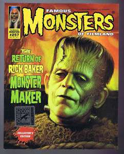   Monsters of Filmland #257 SDCC Exclusive Rick Baker Cover NM  2011