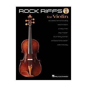  Rock Riffs Softcover with CD for Violin