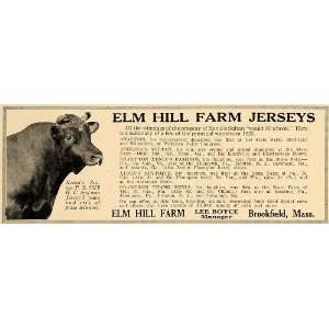   Jersey Cows Brookfield Lee Boyce   Original Print Ad